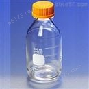 1L试剂瓶，透明玻璃橙盖储存瓶